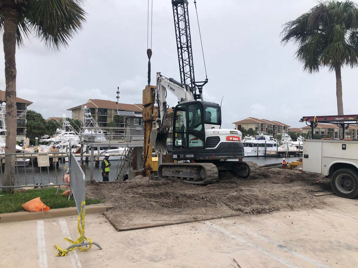 The Bluffs Marina - Construction The Bluffs Marina - Construction